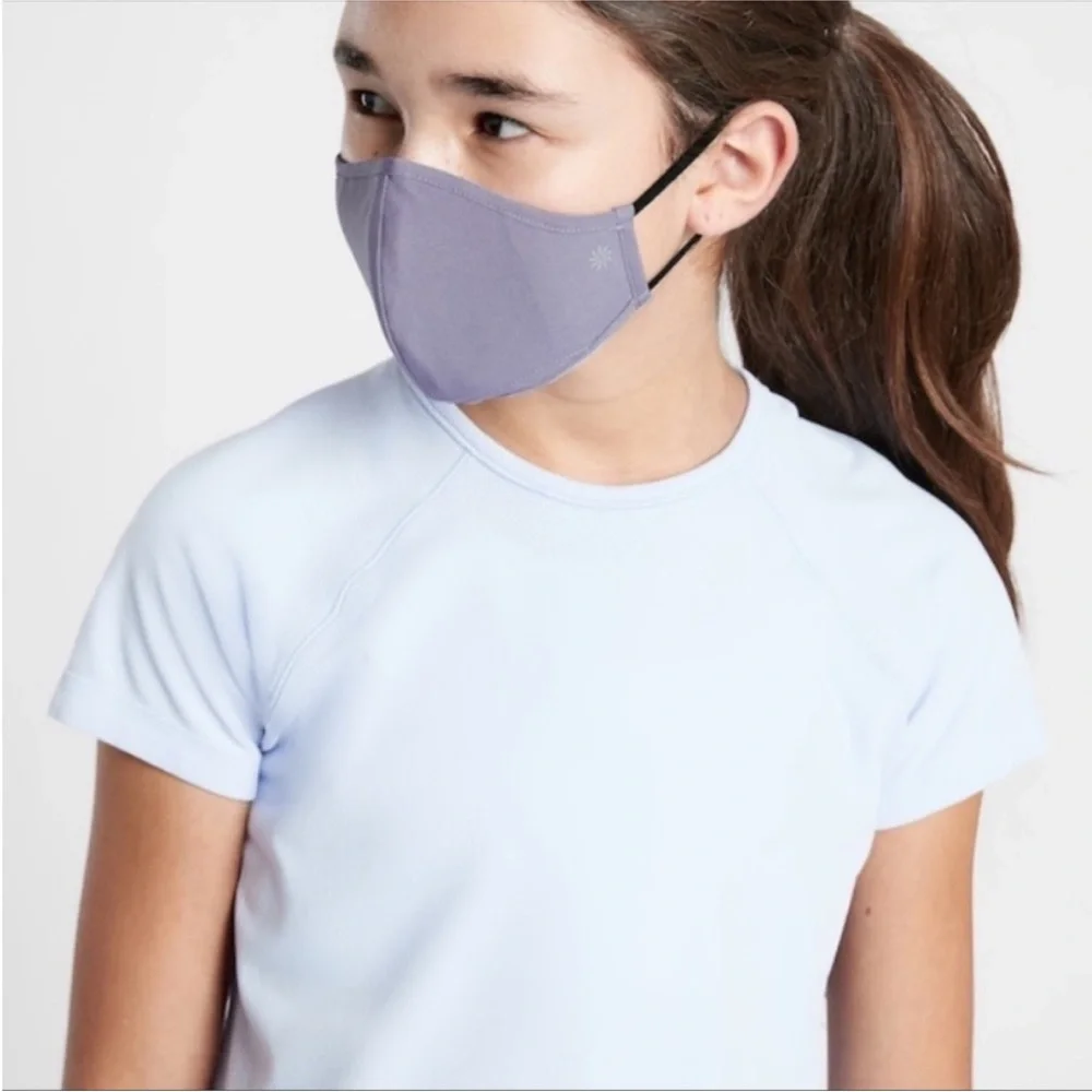 NWT Athleta Girl Pastel and Grey Kids Masks
